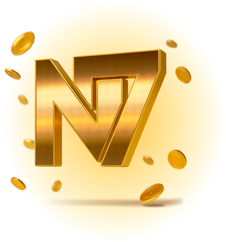logo n7 dourado